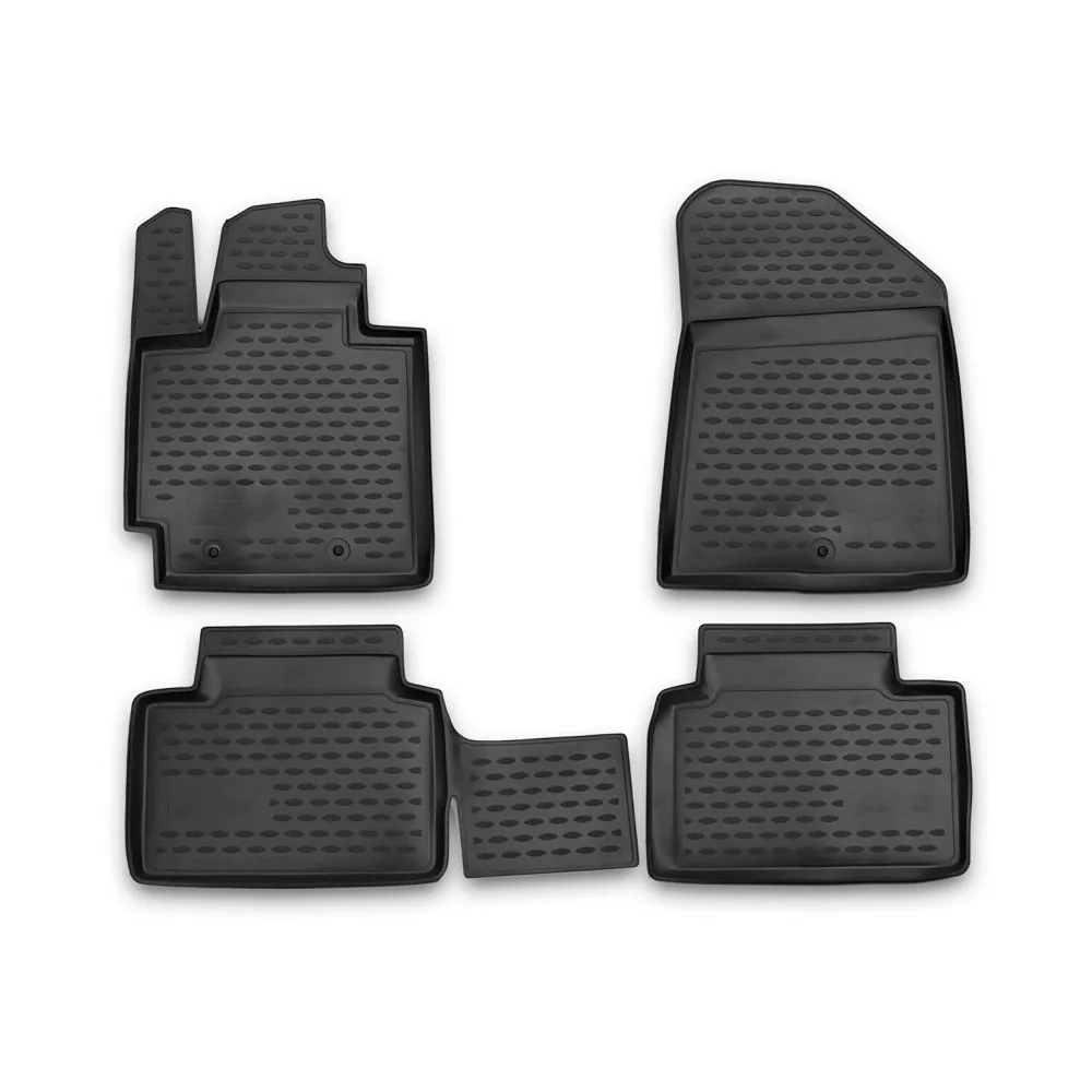 

Floor Mats Liner for Kia Soul 2014-2019 Black TPE All-Weather 4 Pcs United States