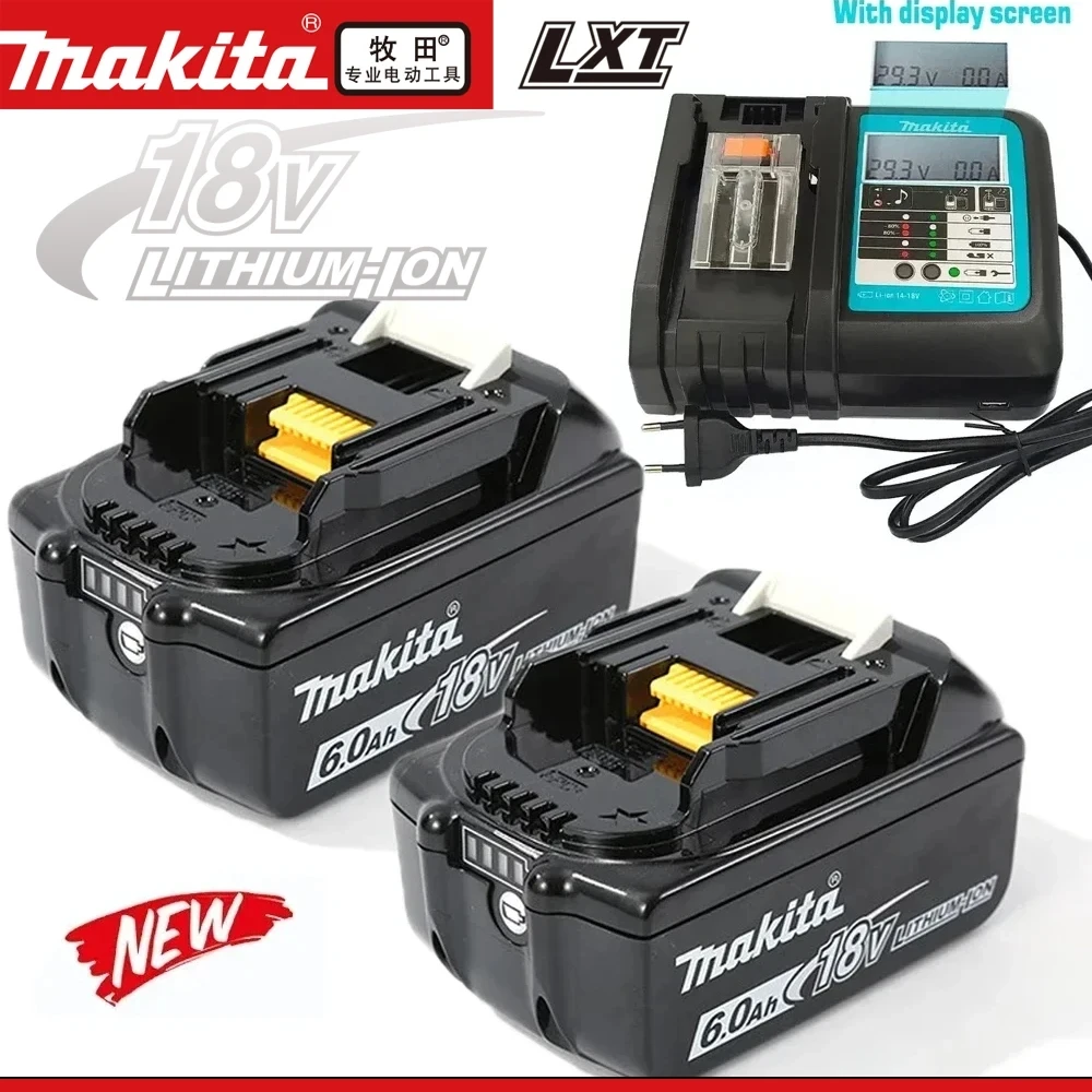 

Original makita Battery BL1860 BL1850B BL1850 BL1840 BL1830 screwdriver battery & charger 18v Replacement Power Tool Batteries