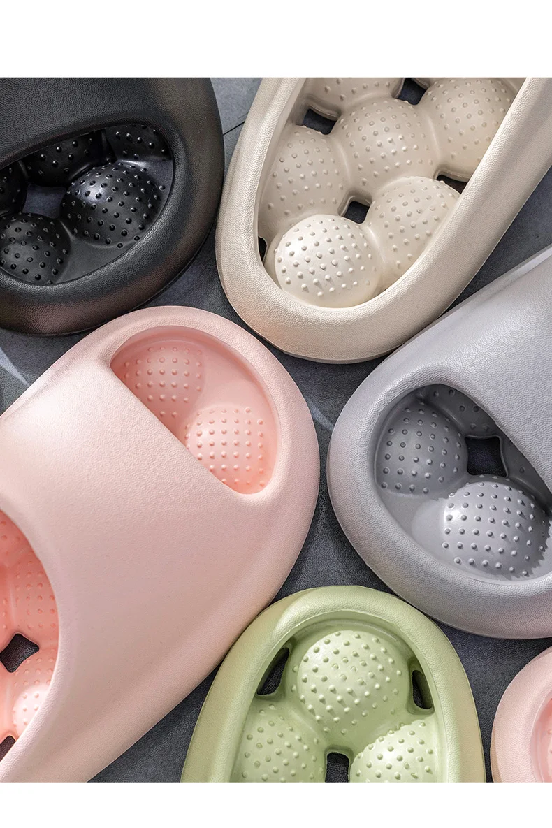 TZLDN Ergonomische EVA-Badehausschuhe für Unisex, wasserlaufsichere Massage-Hausschuhe, bequeme, atmungsaktive Freizeit-Hausschuhe – Detail 14