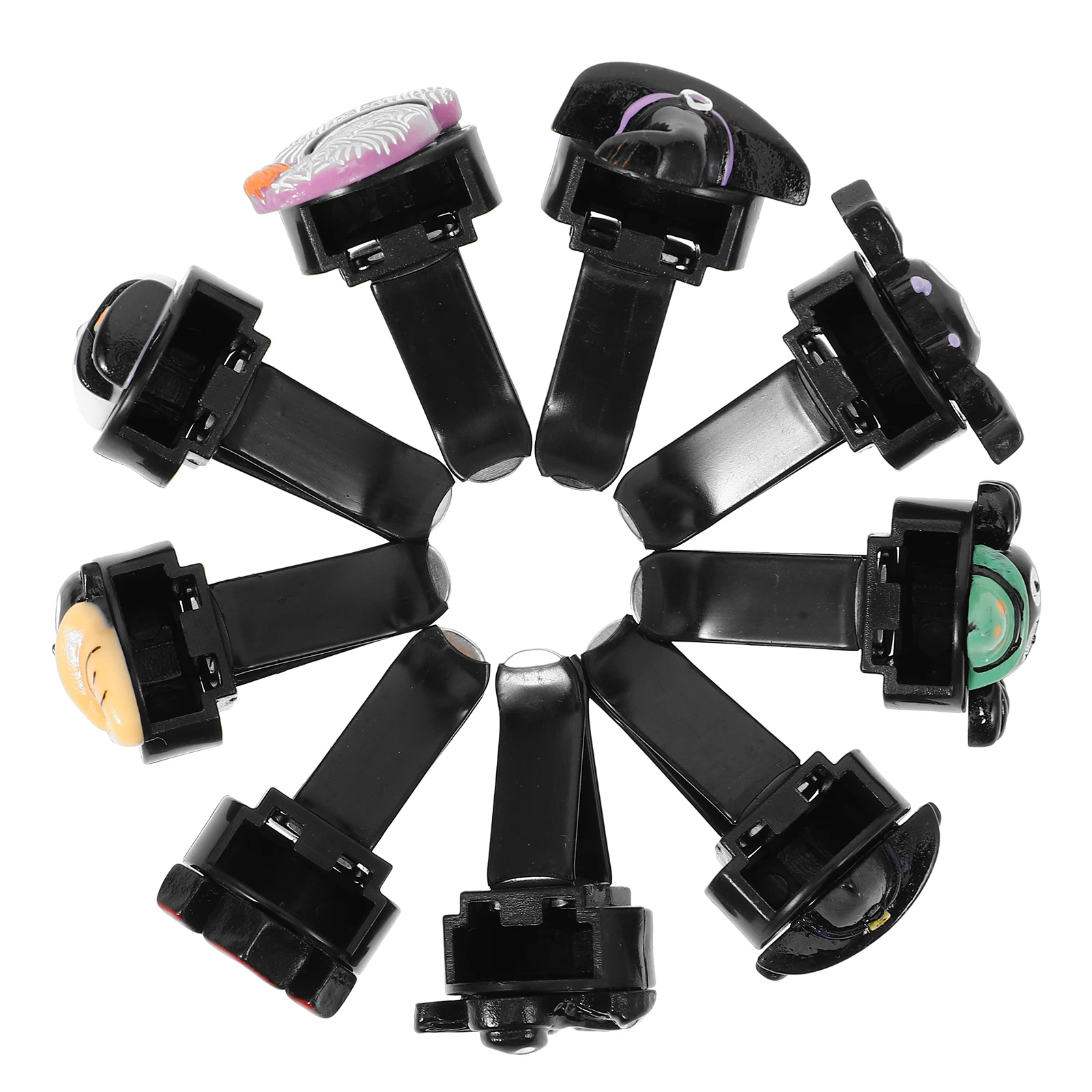 

9pcs Halloween Air Vent Perfume Clip Long Lasting Car Perfume Replacement Aromatherapy Air Freshener Vent Clip Car Accessories