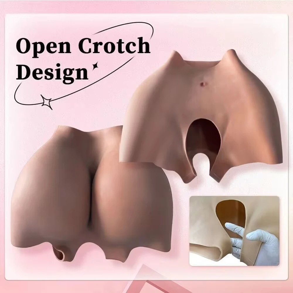 4.8Cm Silicone Big Hips Padded Pants Woman Buttocks Enhancement Padded Panties African Women'S Hourglass Body Shaper