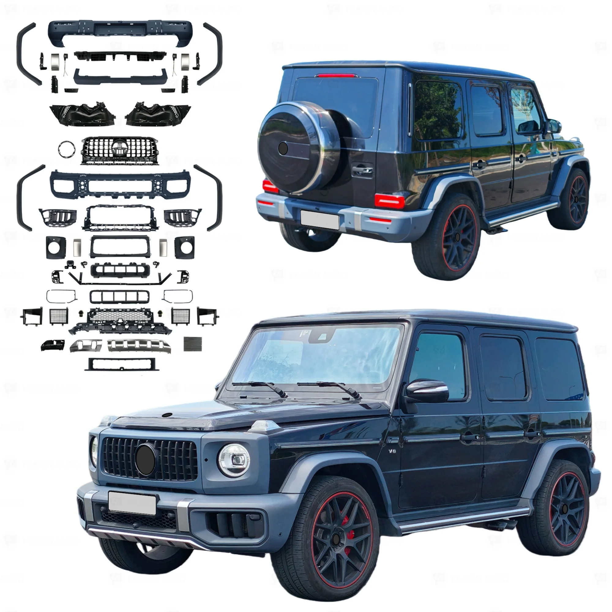 

Flying Wing Top Quality PP+ABS Plastic BodyKit For G-Class W464 2018-2024 Upgrade To W465 G63 Style Bumper Assembl