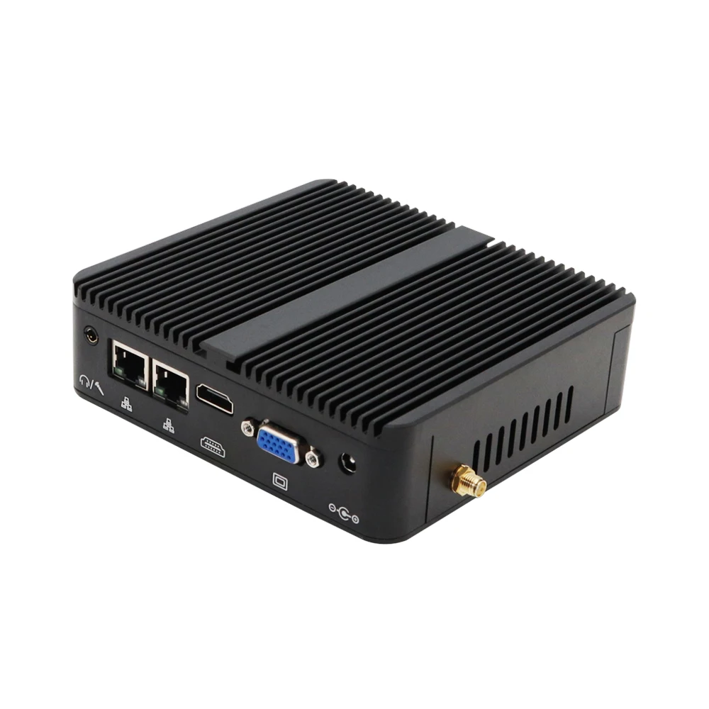 EGLOBAL Mini PC Intel Alder Lake N100 Windows 11 8GB DDR4 256GB M.2 NVME SSD Dual LAN Dual COM Fanless Industrial Mini Computer