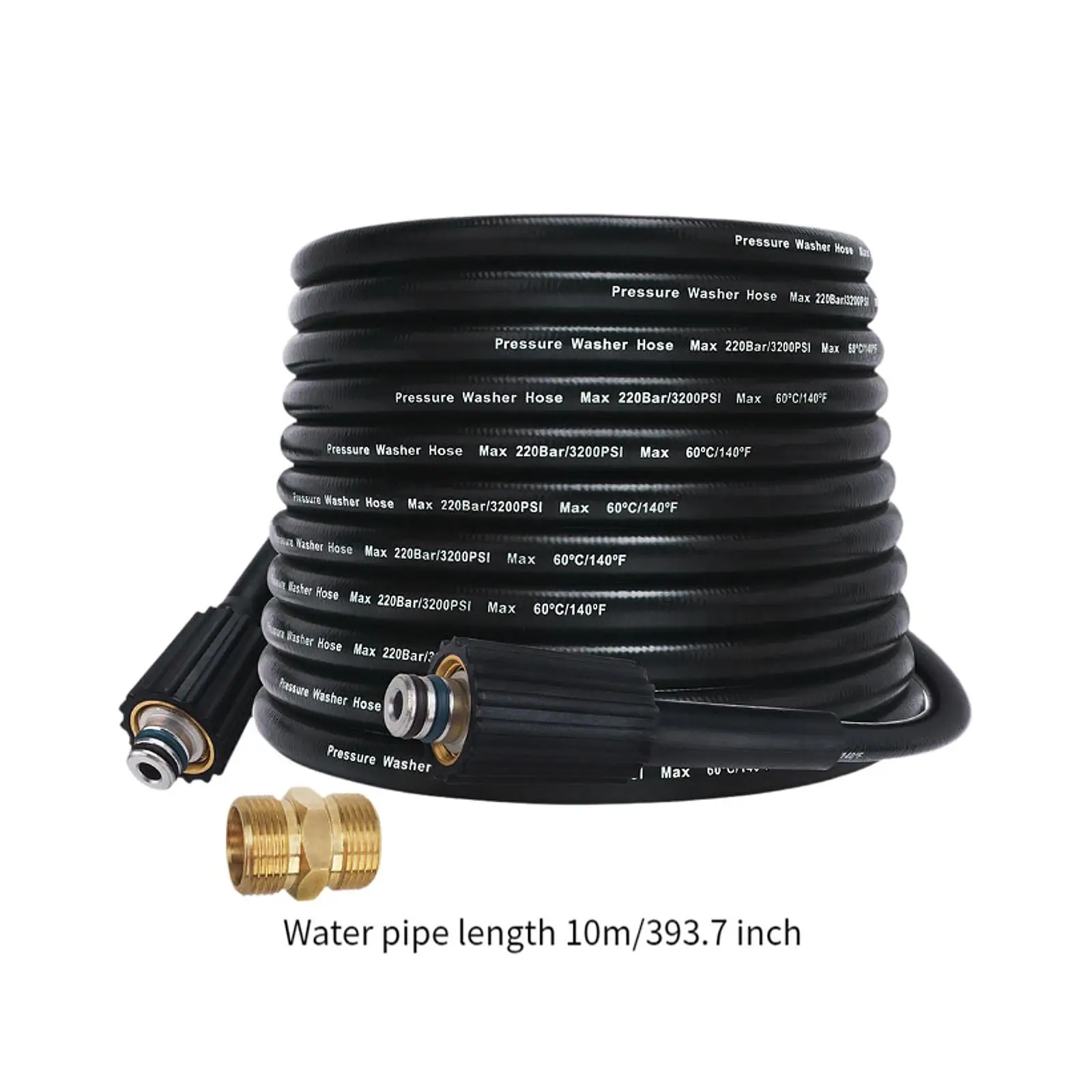 High Pressure Replacement Hose Premium Quick Connector for Cars Washing