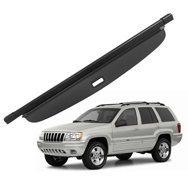 Image of Für Jeep Grand Cherokee WJ 1999-2004 Versenkbare Trunk Cargo Abdeckung Hutablage Anti-Peeping Schild Privatsphäre Auto Zubehör