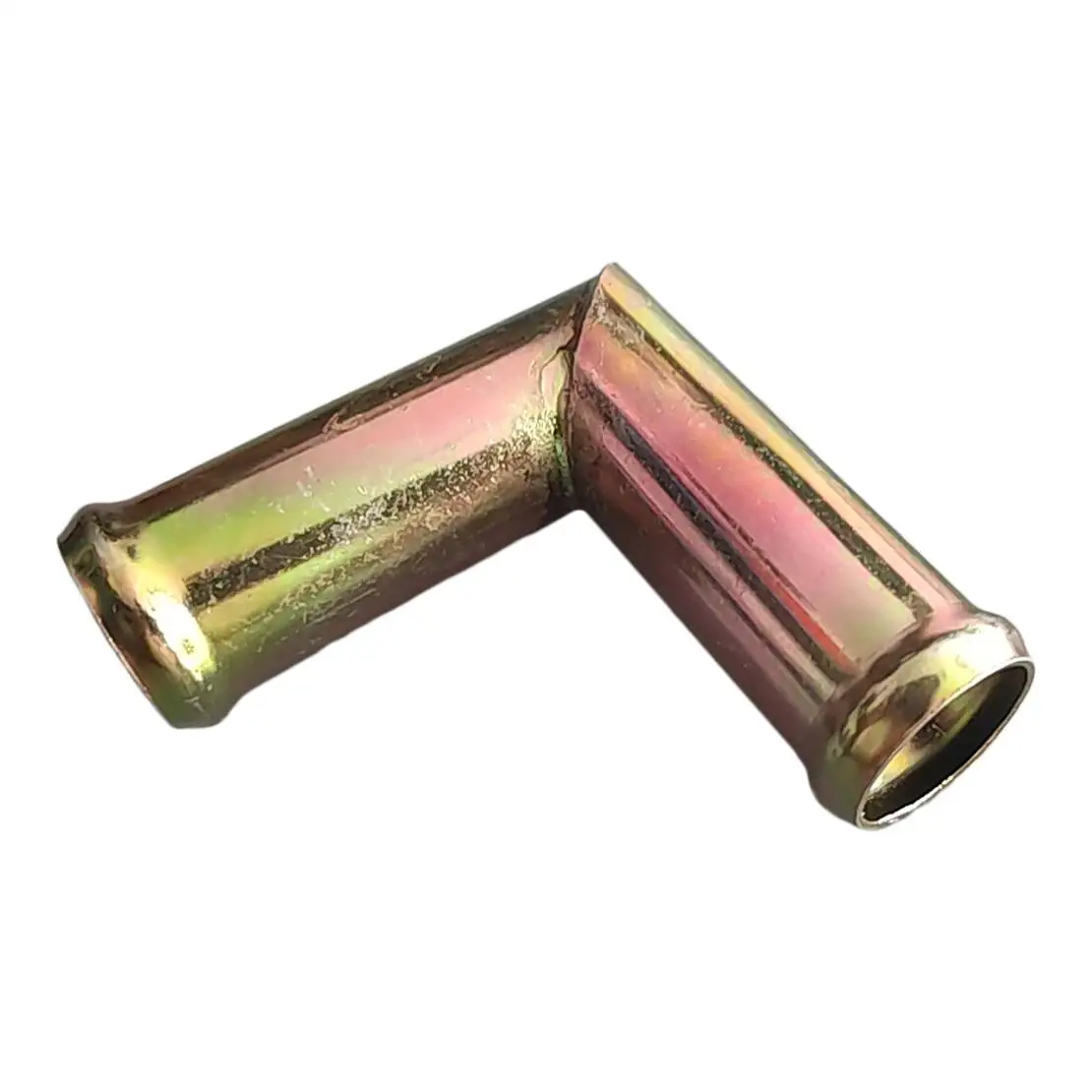 

16mm 0.65" OD 90 Degree Radiator Coolant Connector Hose L Pipe Tube Universal