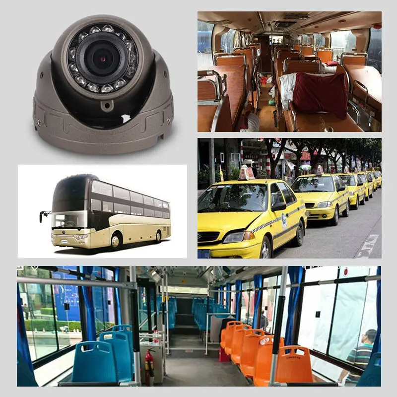 CareDrive CC805-CVBS Visione notturna a infrarossi AHD Telecamera dome per vista interna anteriore Telecamera dome interna impermeabile per camion Veicolo