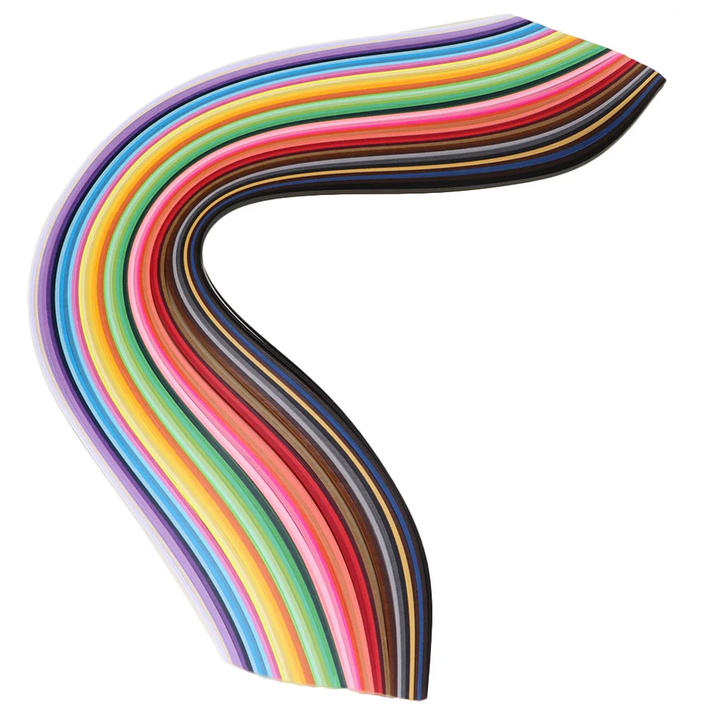 

1000Pcs Quilling Paper Strips Multicolor 5mm Width for DIY Card Making Scrapbooking Home Decor Craft Supplies Quilling Paper