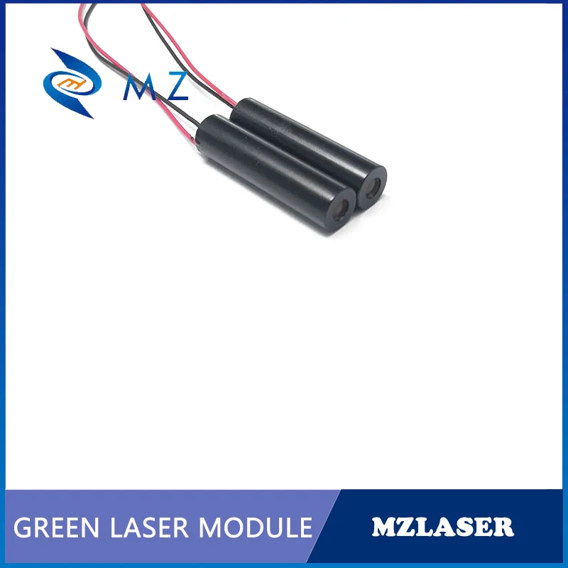 D8mm 520nm 5mW Green Dot Laser Module Industrial Grade APC Drive CW Circuit