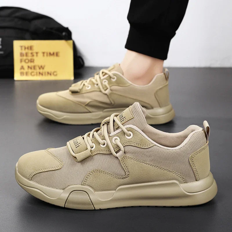 

Men's Casual Sneakers Large Size 39-44 Breathable Comfortable Walking Shoe Lace-up and Anti-slip Athletic Jogging Tennis Shoe