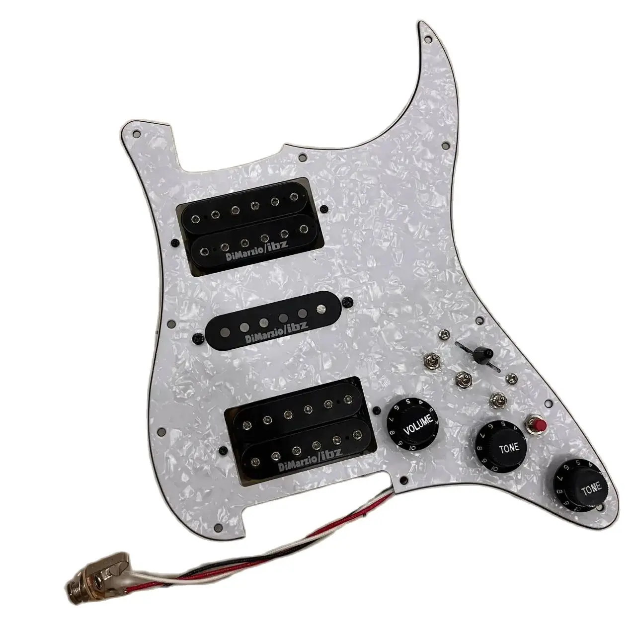 

Upgrade Prewired HSH Pickguard for RG2550Z Electric Guitar Pickups 1 Set Alnico Pickups Guitar Parts