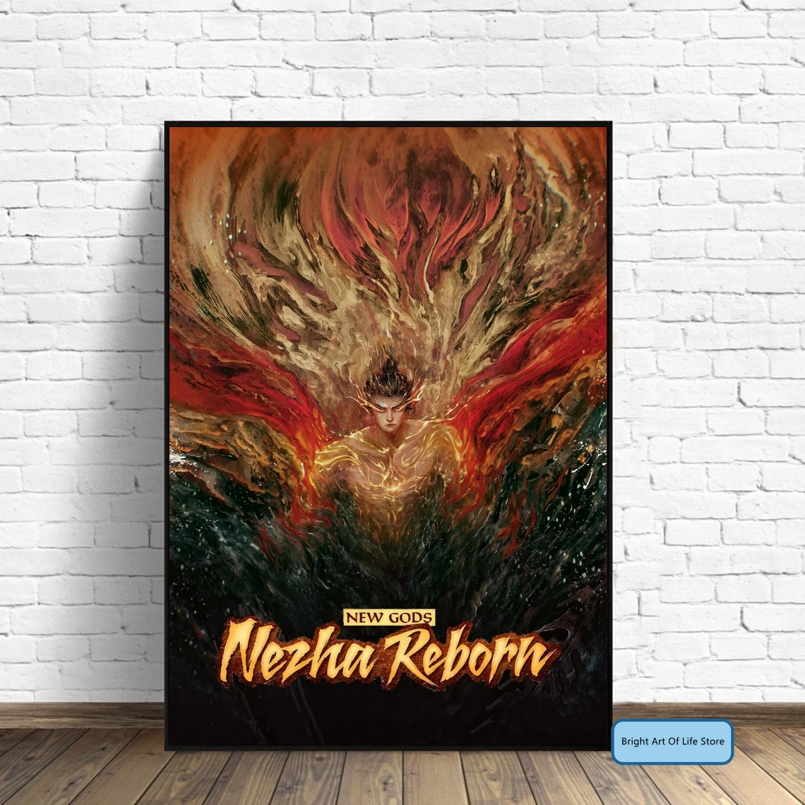 New Gods Nezha Reborn Movie Poster Home Decoration Wall Painting (No Frame)