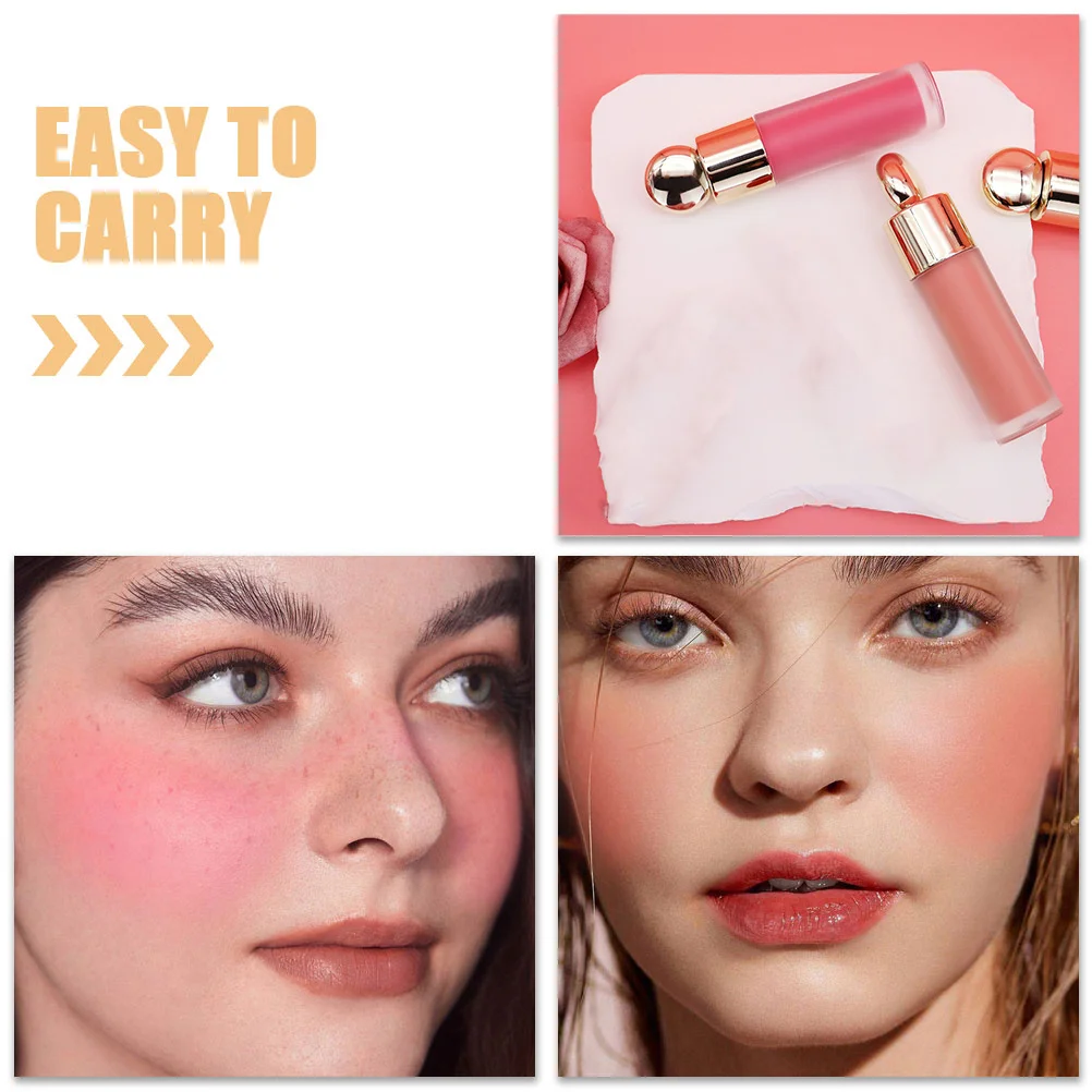 2 pezzi di liquido per guance labbra finitura rugiada radiosa crema idratante a lunga durata fard in stick trucco viso sfumabile che cambia colore