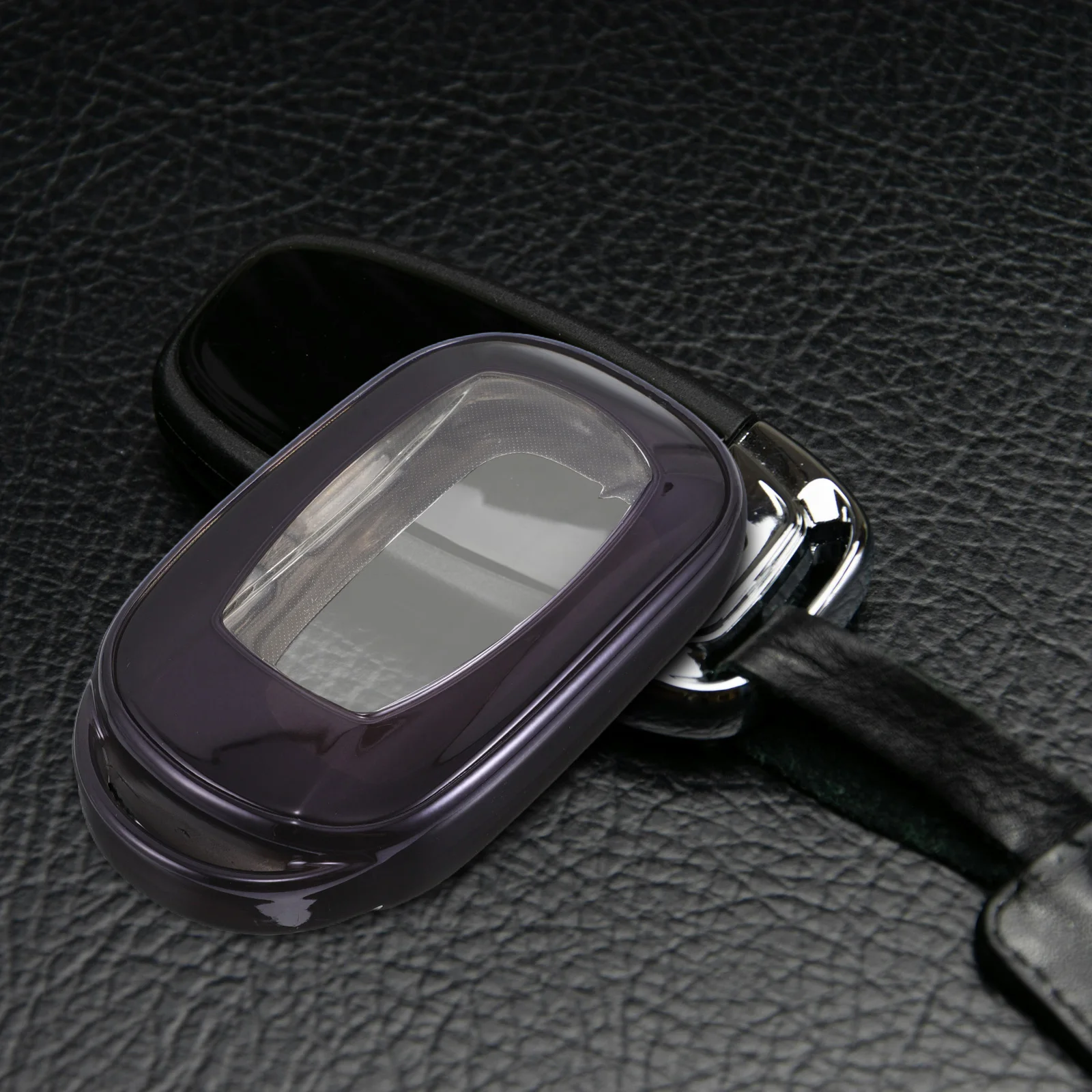 

Car Key Cover Case TPU Protective Sleeve Compatible Straight Hair Fob Protector Durable Waterproof Shockproof Car Key Covers