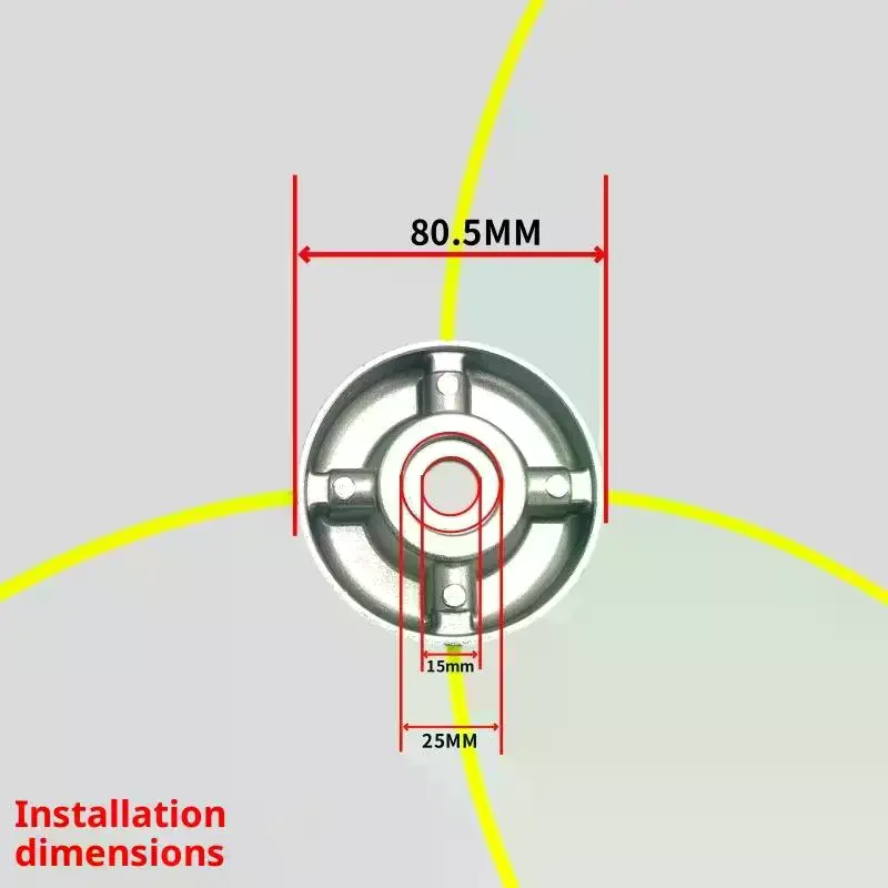 Universal Aluminum Alloy Lawn Mower Head With Nylon Lawn Mowing Line Lawn Mower Replacement Parts