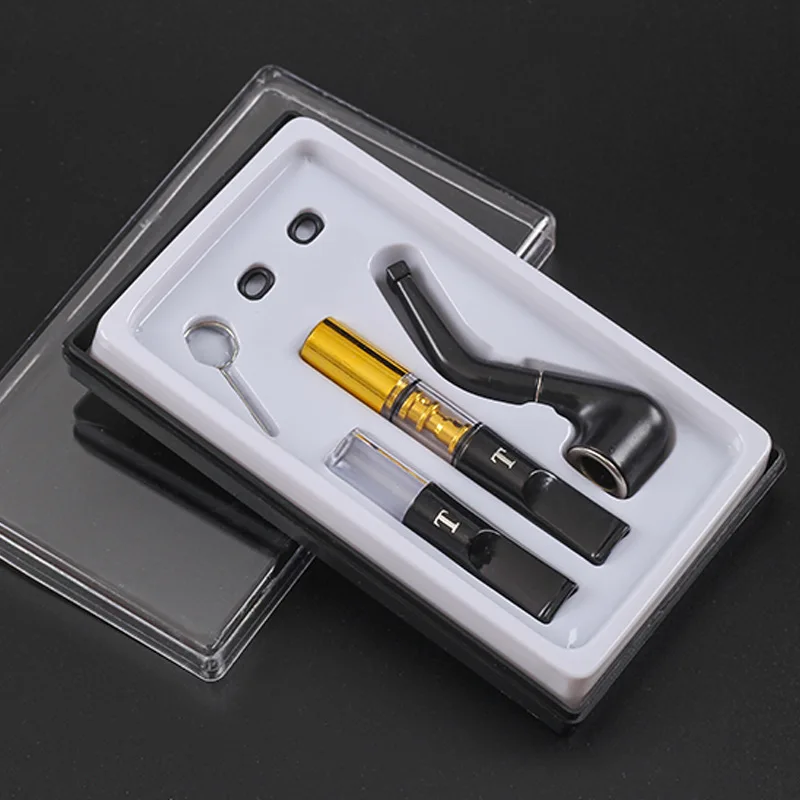 

2025 Newest Cleaning Type Circulation Filter Cigarette Holder + Small Pipe Set Portable Cigarettes Lighters & Smoking Accessorie