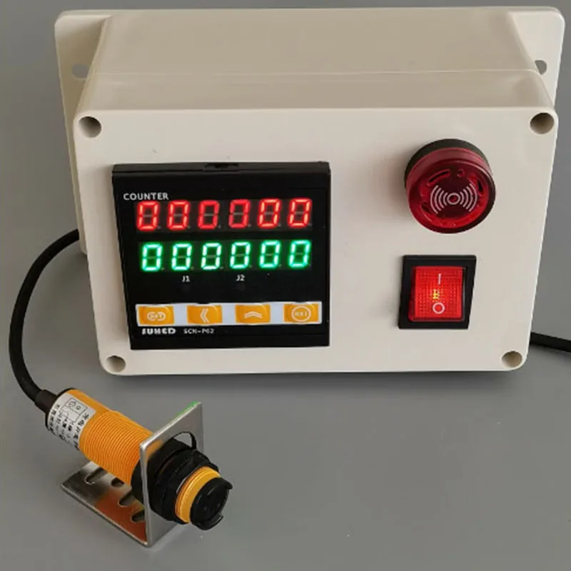 Electronic Digital Meter Counter Rolling Wheel 12V/24V/220V Length Measurement Test Equipment Automatic Coder