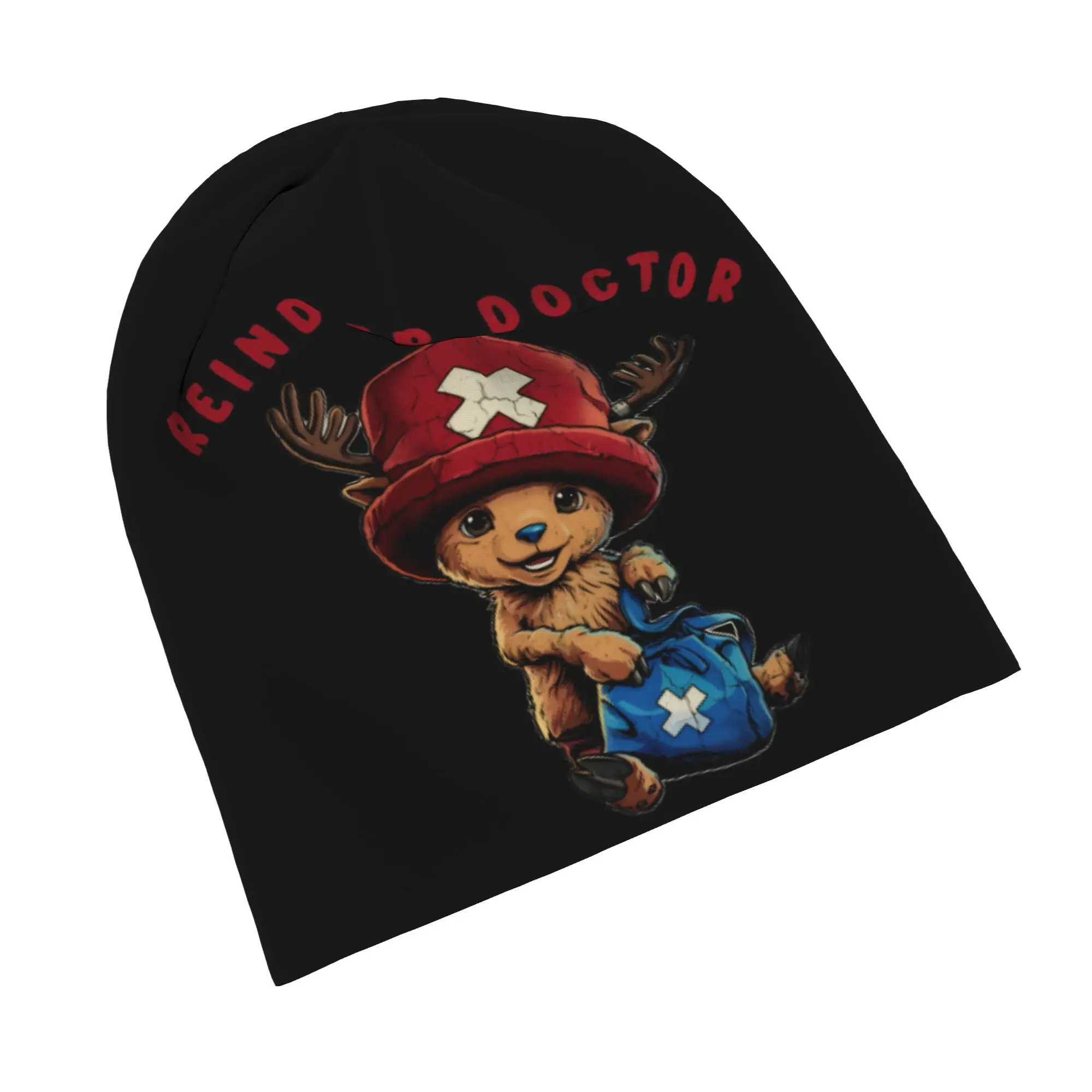 Tony Tony Chopper Bonnet Hats Autumn Winter Outdoor Skullies Beanies Hats One Piece for Men Women Warm Dual-use Cap