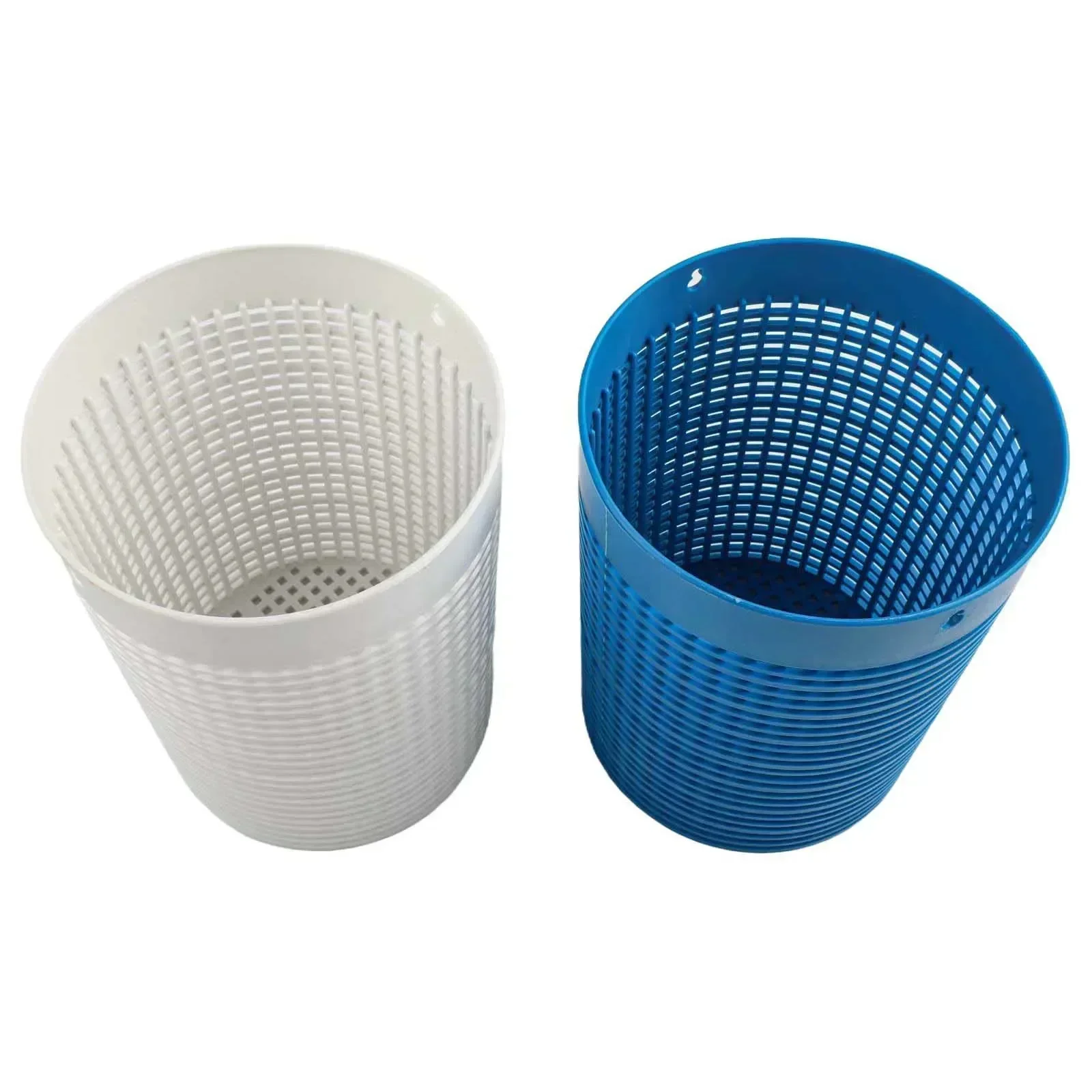 

Корзина для фильтра для обслуживания бассейна, синяя, белая, прочная конструкция, простая установка, эффективная очистка для Hayward W26705