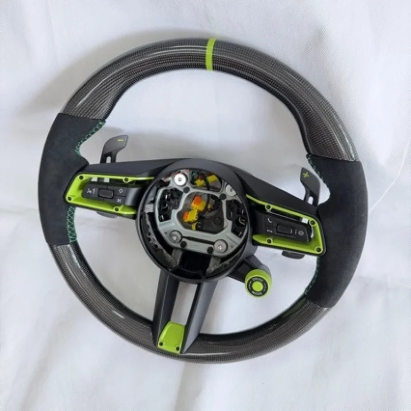 For Porsche Cayenne, Panamera, 911, Cayman, Boxster, 718 modified to 992 with SC component steering wheel