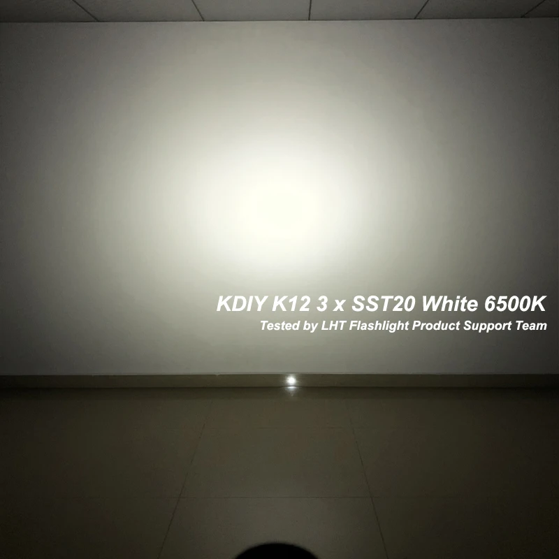 Imagem -06 - Kdiy K12 x Sst20 2000 Lumens 5-mode Alta Potência 18650 Lanterna Luz Tripla