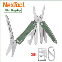 NexTool Mini Flagship EDC Multitool 10 in 1 Folding Pliers Portable Pocket Knife Keychain Multi Tool Scissors Bottle Opener