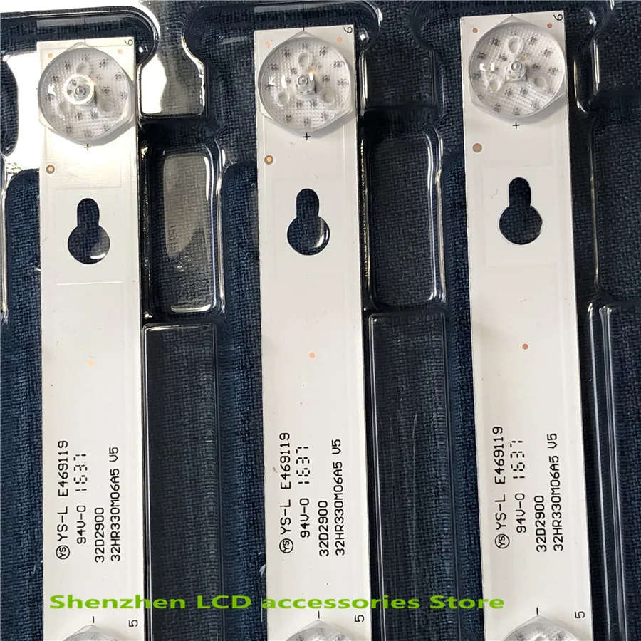 6個のLED,tlc l32p1a, d32a810, l32p1b, l32p1b, l32p1b, 4c-lb3206-hr07, 32hr330m06a5, v5, 56cm, 100% 新品,10個/バッチ