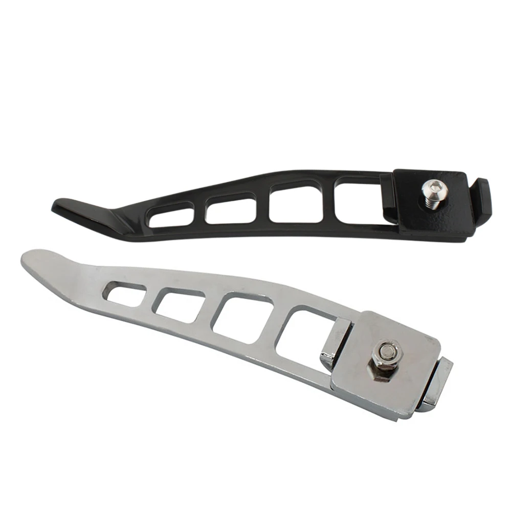 1Pc Aluminum Stand Kickstand Extension Support For Harley Dyna Fat Bob Super Glide FXDF FXDB FXDL 1993-2017 Black/Silver