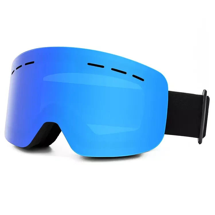 Lunettes de ski double couche avec logo personnalisé pour hommes et femmes, lunettes de neige, anti-buée, grand masque, UV400, 506