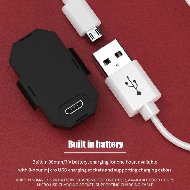 

5 шт. мотоциклетные фонари, стробоскоп для дрона, USB светодиодный светильник для предотвращения столкновений, велосипед, самолет, ночной летающий мини-мигающий предупредительный сигнал