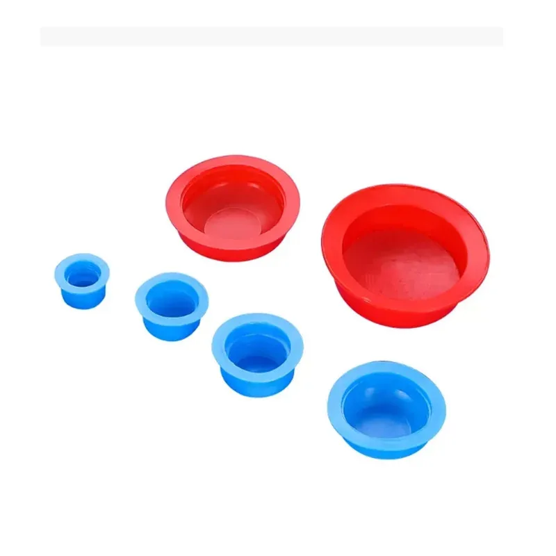 

Oil Resistant Blue PVC Screw Hole Plug for Hydraulic Cylinder and Machinery Equipment Dust Proof Protective Cover
