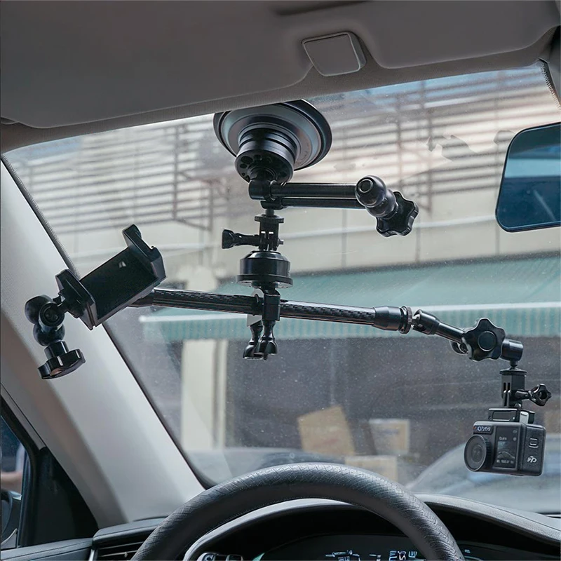 Extension Magic Arm Quick Release Tripod Adapter 1/4" Camera Mount for GoPro DJI OSMO Action Insta360 ACE Phone Holder Bracket