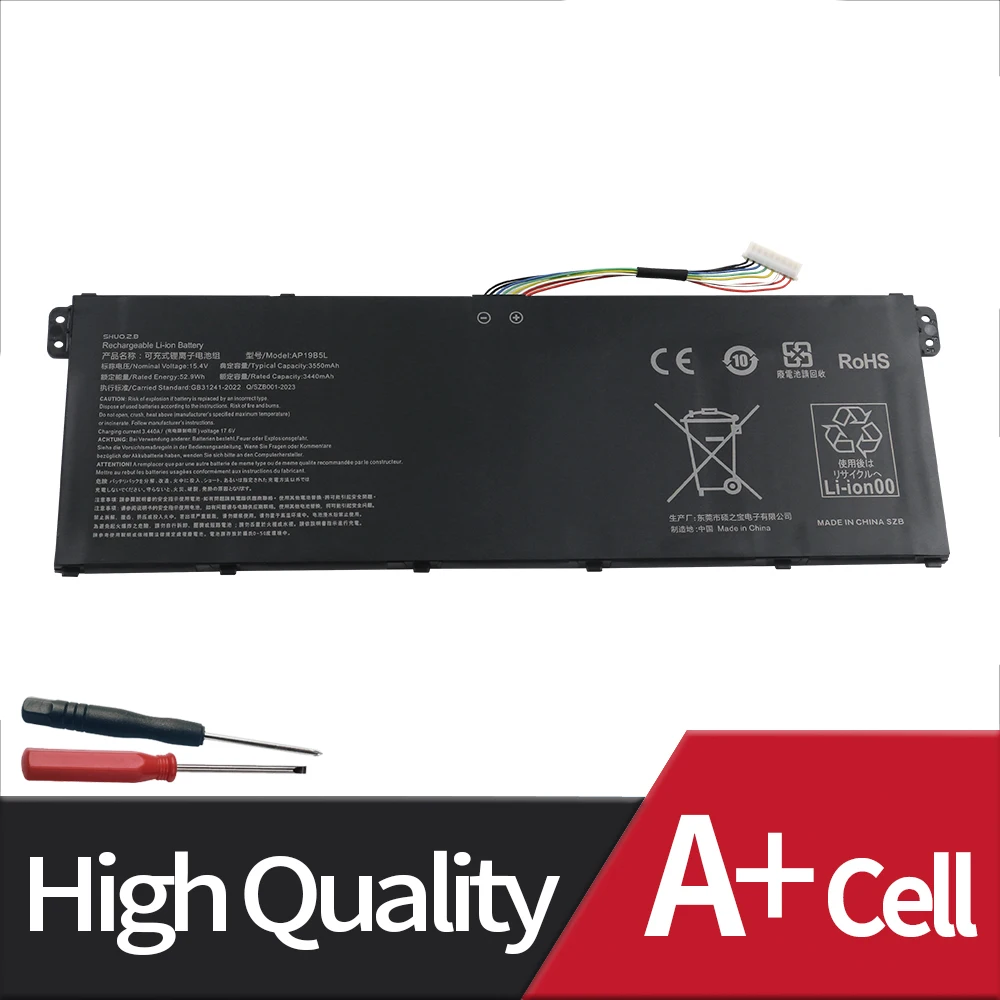 New AP19B5L Laptop Battery For Acer Aspire A515-43 A515-43G A515-43-R19L A515-44-R5XW SF314-42 SF314-42-R2VJ Vero AV15-51 series