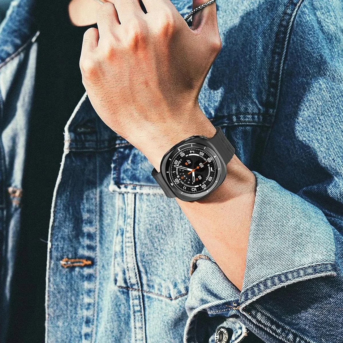 Чехол из ТПУ для часов Samsung Galaxy Watch 8, 40 мм, 44 мм, Защитная пленка для экрана, универсальный бампер, защитный чехол для часов 8, аксессуары