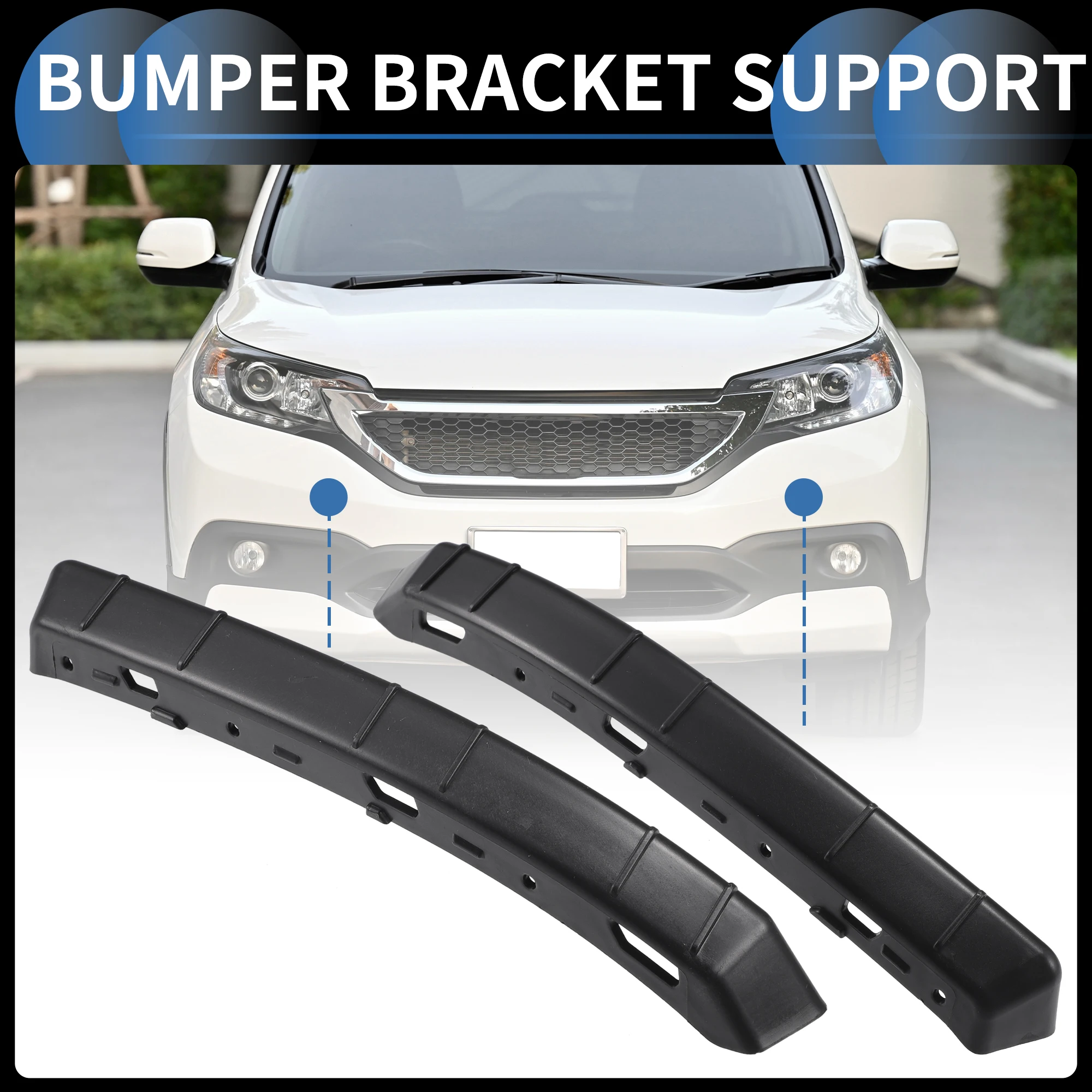 UXCELL Bumper Support Bracket Left Right Side Front Bumper Retainer No.86525K2000 for Hyundai Venue 2020 2021 2022 2023