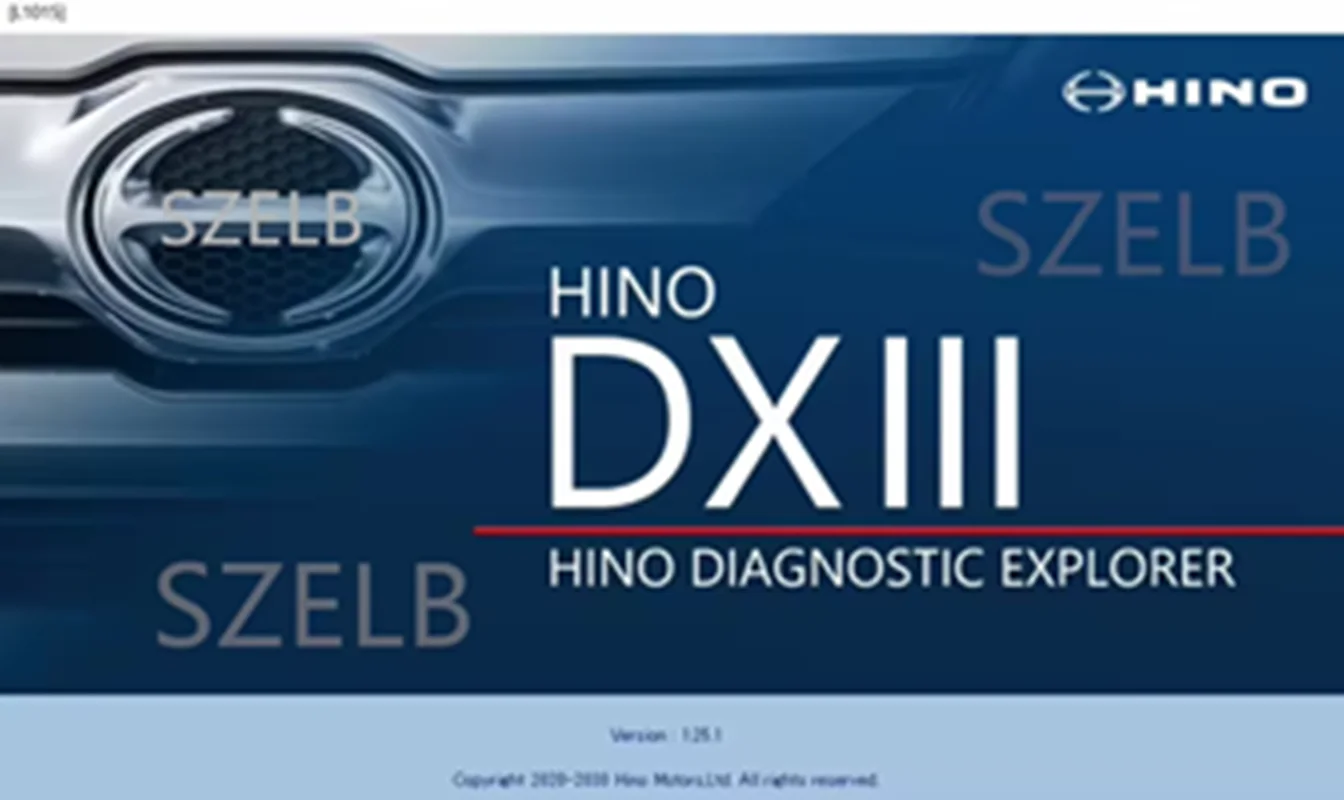 هينو DX3 V1.25.2 2025 الحل التشخيصي المتوسطة والثقيلة شاحنة التشخيص برمجة البرمجة أداة إصلاح شاحنة كبيرة