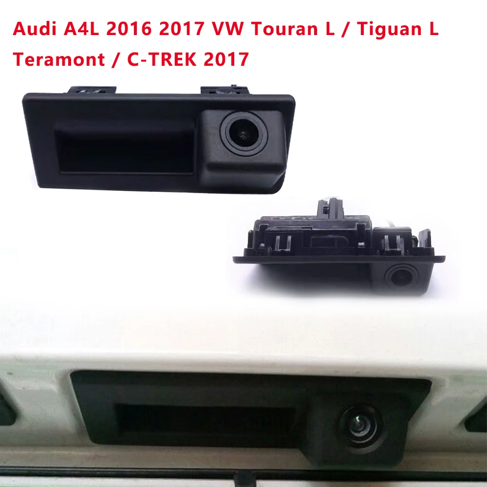 HKNL HD CCD Chip Car backup Reverse Camera For Audi A4L 2016 2017 VW Touran L Tiguan Teramont C-TREK 2018 Skoda Superb Octavia