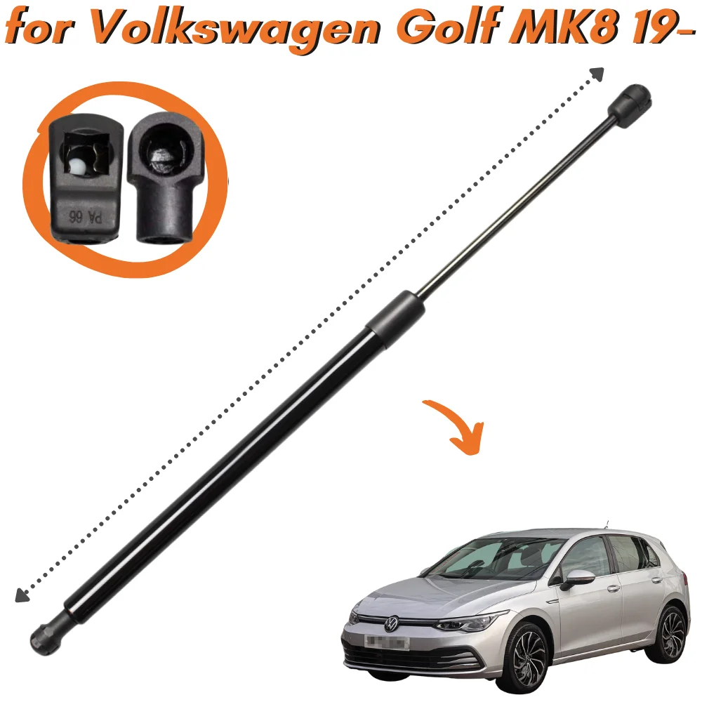 

Qty(1) Hood Strut for Volkswagen VW Golf MK8 MQ8 2019-present Gas Spring Shock Absorber Lift Support Damper Rod Prop Strut Bar