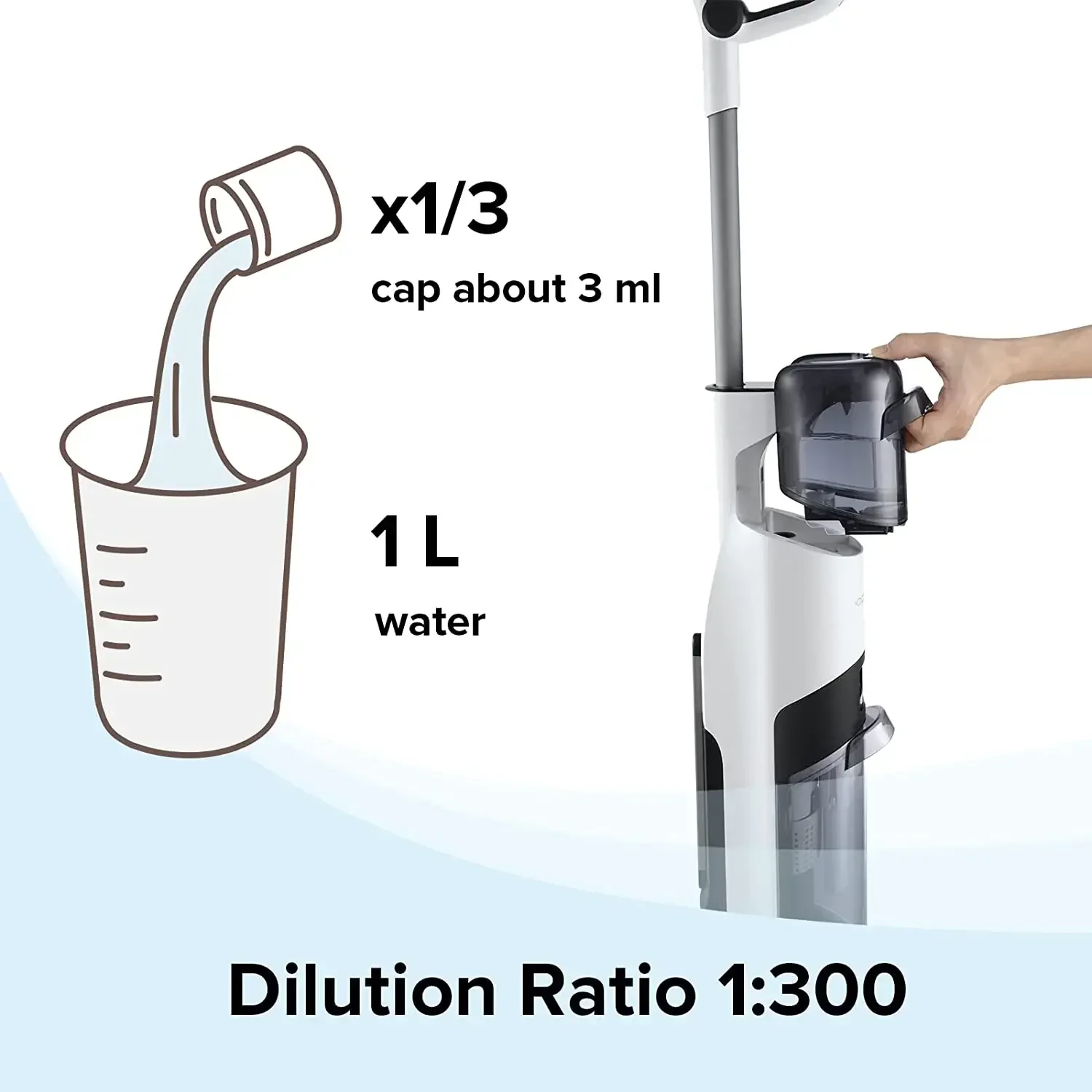 Roborock Vloerreiniger 100% Organische Medium Dyade Draadloze Natte Droge Stofzuigerconcentraat Sneldrogend 480 Ml 가제op