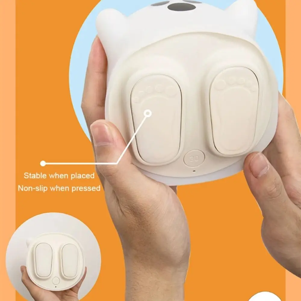 Touch Sensor Silicone LED Night Light Cute Creative Atmosphere Table Lamp Funny USB Rechargeable Ghost Cute Bedside Lamp Bedroom