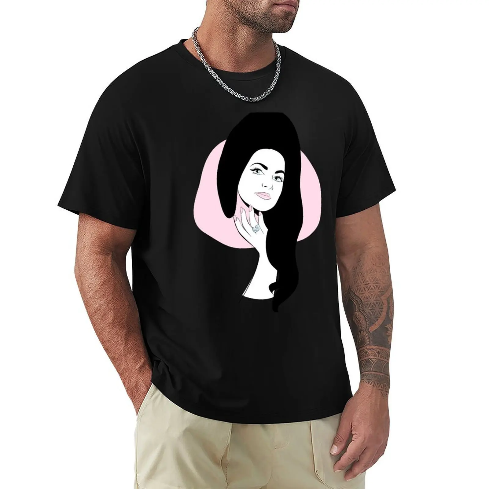 Priscilla Presley: Satnin T-Shirt Blouse shirts graphic mens big and tall t shirts