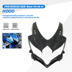 For Suzuki GSXR600 GSXR750 K8 GSXR 2008 2009 2010 GSX-R 600 GSX-R600 750 Motorcycle Upper Front Fairing Cover Hood ABS Plastic