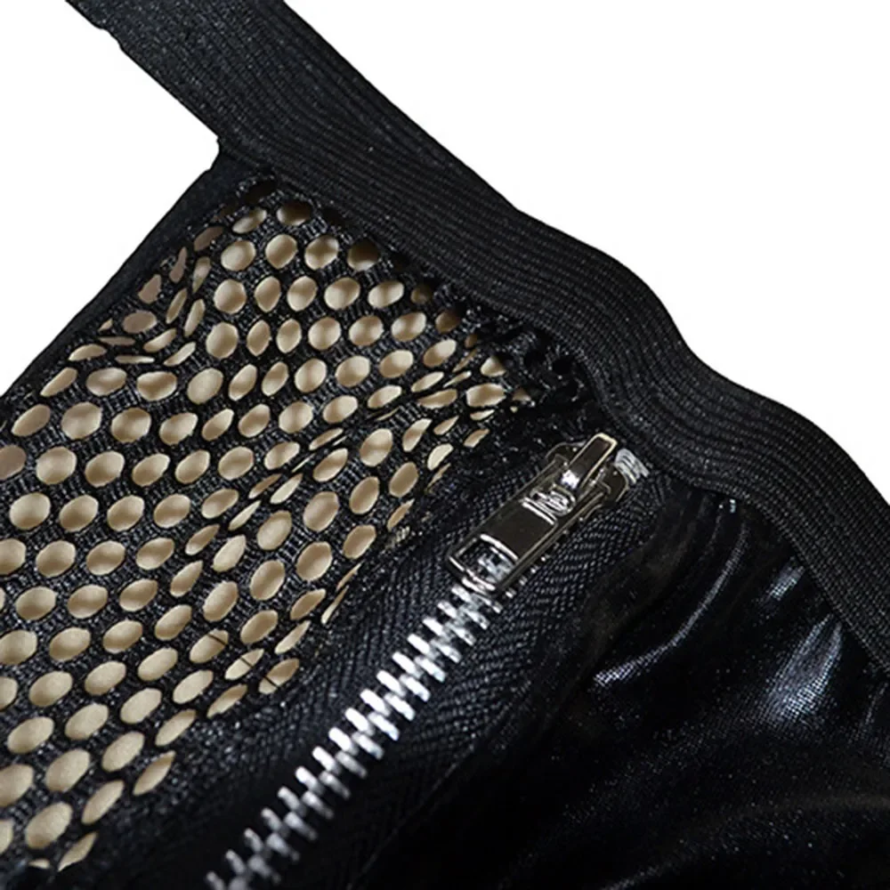 شبكة فو الجلود المرقعة g-سلسلة للرجال المثيرة U محدب الحقيبة T الظهر ثونغ سيسي الاباحية مفتوحة الأرداف السروال مثليون جنسيا سراويل