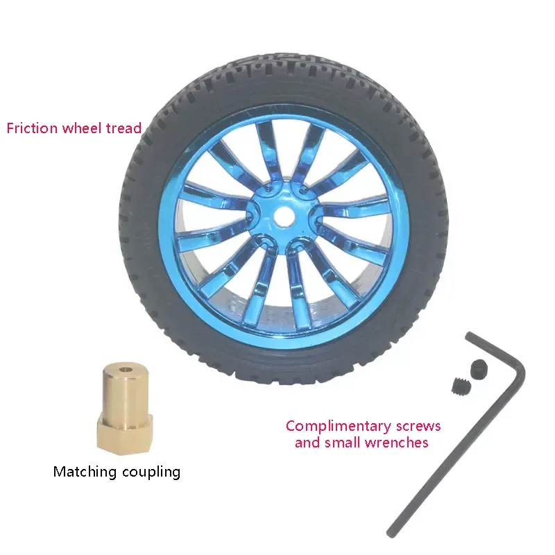 Flexible Coupling Coupler with 65mm wheel For 3mm 4mm 6mm 8mm shaft motor