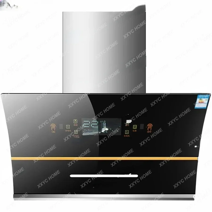 Built-in Automatic Cleaning Dual Motor Hotte Aspirante Cuisine 750mm Range Hood for Kitchen Extractor Hood Side Suction