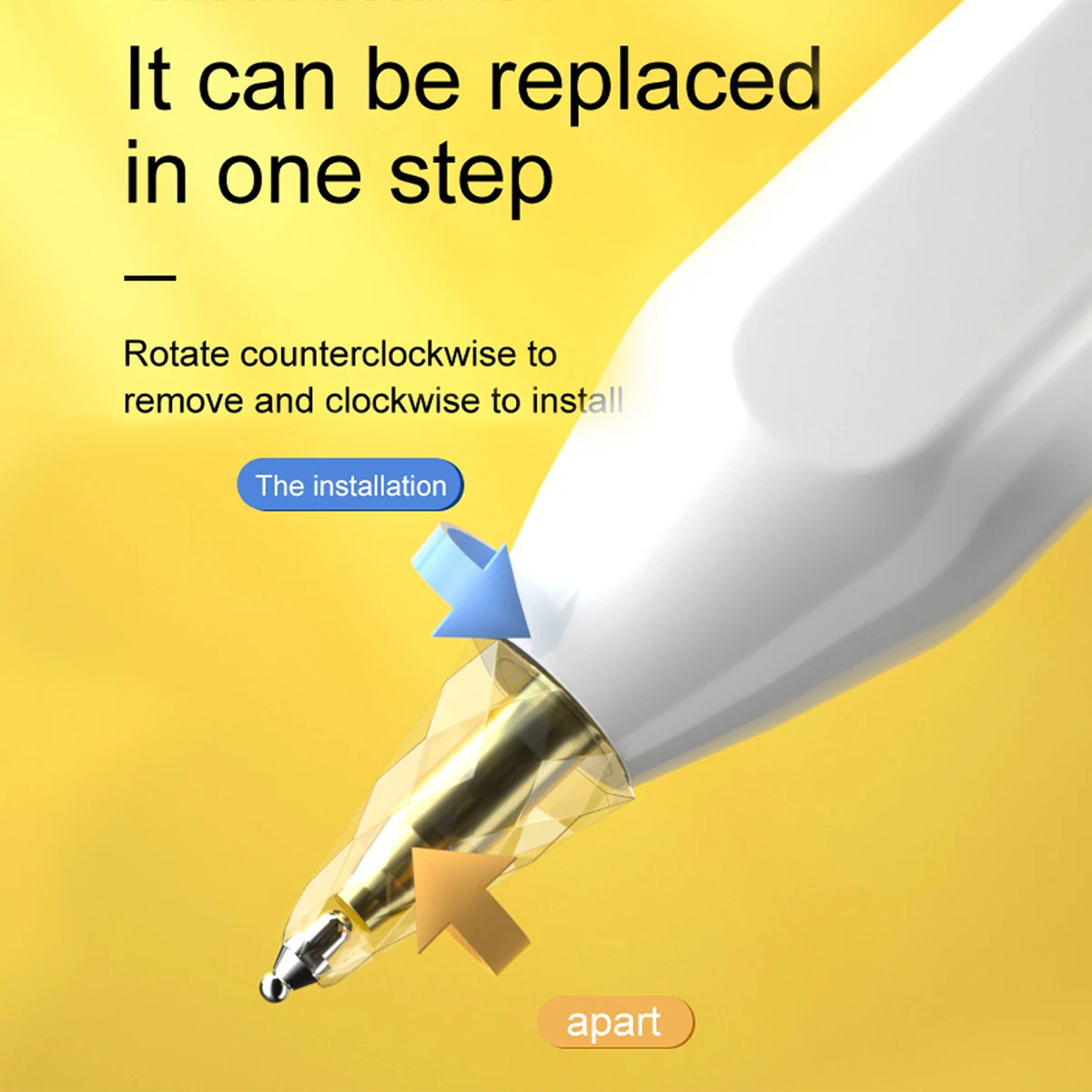 for Apple Pencil 1st/2nd Generation,Upgraded Durable Apple Pencil 2nd Generation Tips and Ultra Fine Pen Like Tips for Apple Pen