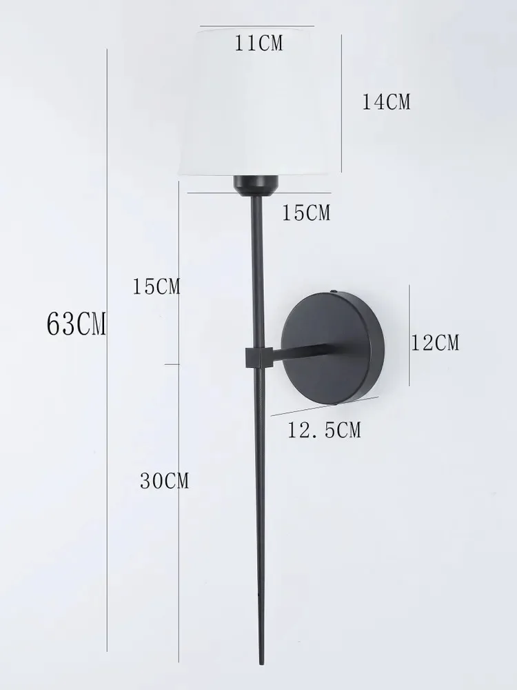 LED Fabric Wall Lamp Bedroom Bedside Night Light Ambient Light Living Room Background Wall Lamp with Multiple Color Changes