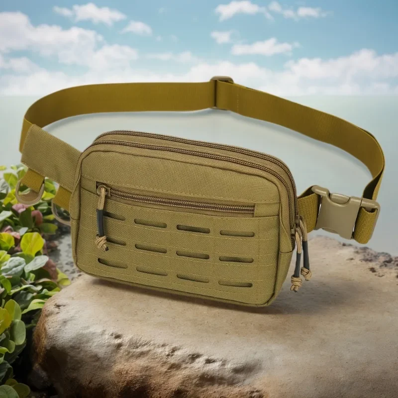 

1pcs Tactical Chest Bag Military Pouch Oxford Fabric Outdoor Waist Pack for Hiking Camping Storage Portable Chest Bag