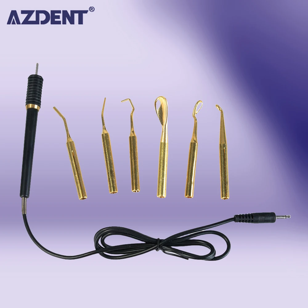 AZDENT Dental Electric Waxer Tips Dental Wax Carving Knife Pen Pencil Accessories