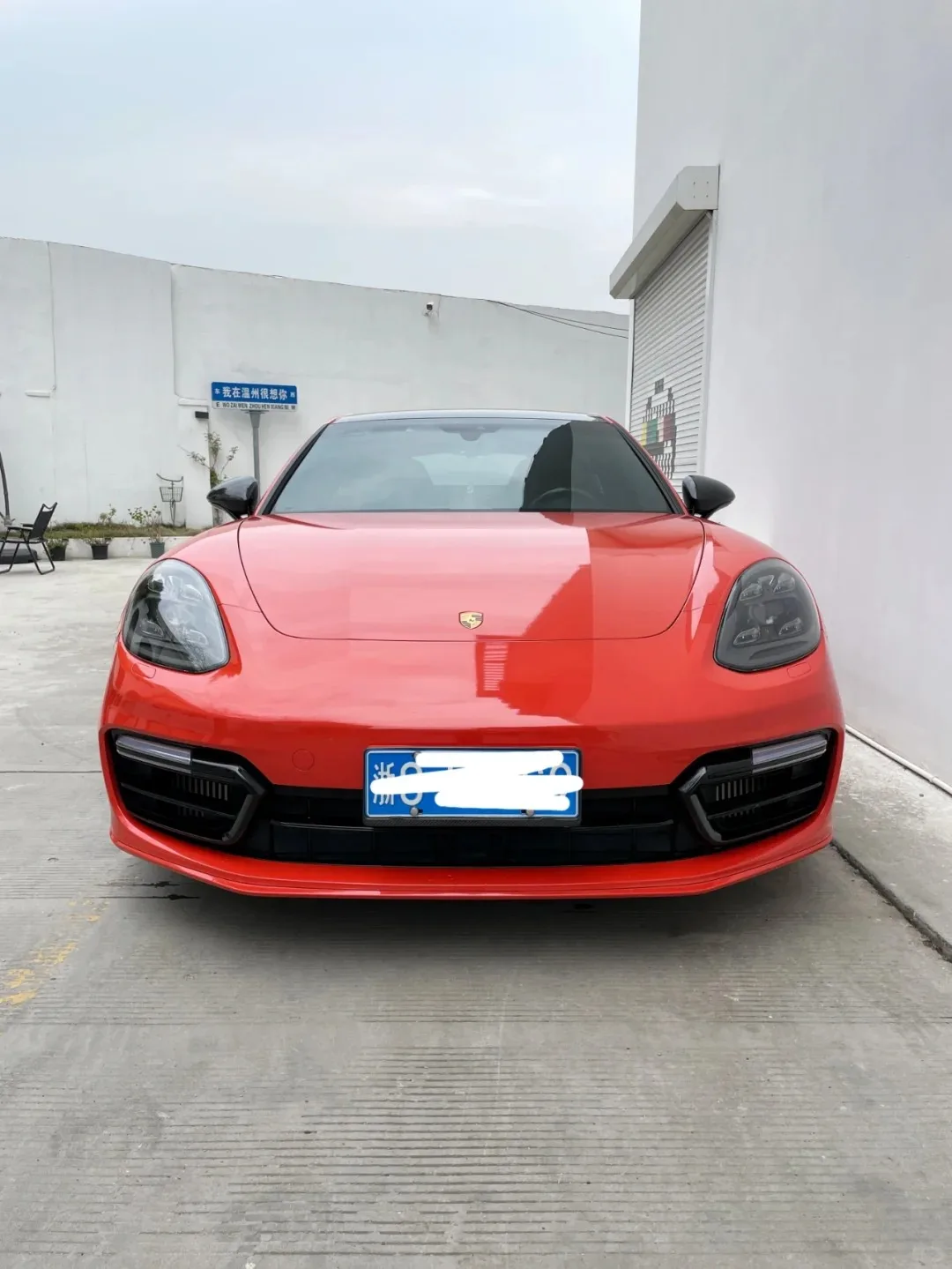 PET Lava Orange Air Release-technologie Ultraglanzen vinyl autoverpakking